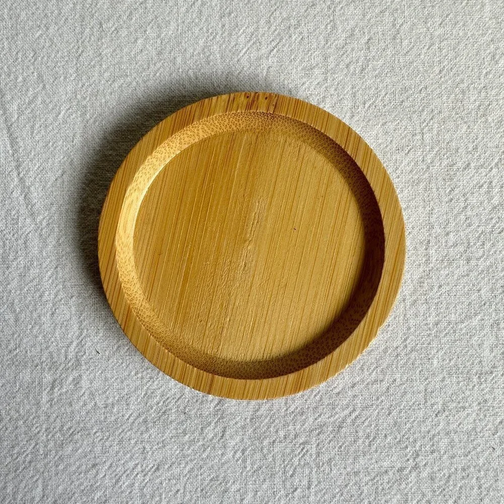Wooden Bamboo Plant Saucer Drip Tray